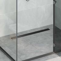 Doucheafvoer 2-in-1 met 360 Sifon Zwart 80 cm - thumbnail