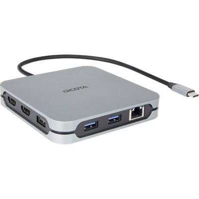 DICOTA D32057 interface hub USB Type-C 10000 Mbit/s Zilver DICOTA D32057 interface hub USB Type-C 10000 Mbit/s Zilver
