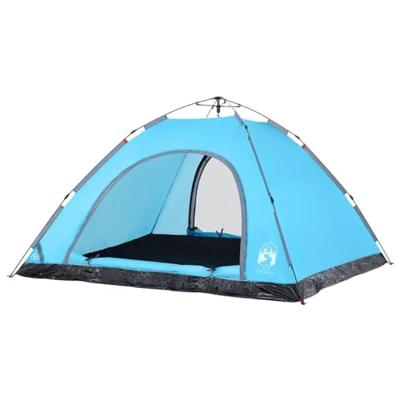 VidaXL Tent 5-persoons snelontgrendeling blauw