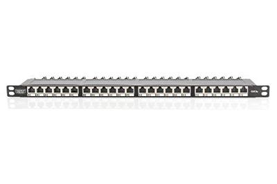 Digitus DN-91624S-SL-EA 24 poorten Netwerkpatchpaneel 483 mm (19) CAT 6A 0.5 HE Meerdere kleuren Digitus DN-91624S-SL-EA 24 poorten Netwerkpatchpaneel 483 mm (19) CAT 6A 0.5 HE Meerdere kleuren
