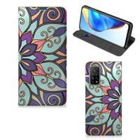 Xiaomi Mi 10T | 10T Pro Smart Cover Purple Flower - thumbnail