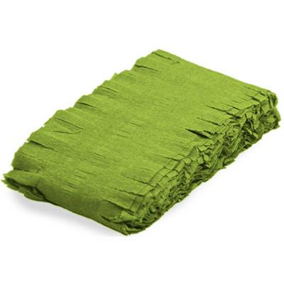 Folat twist slinger crêpepapier groen 6 meter | 24 stuks