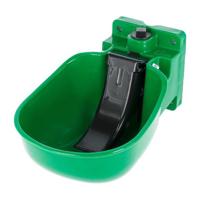Producten/drinkbakje kunststof groen k50 34 12 met tong - thumbnail