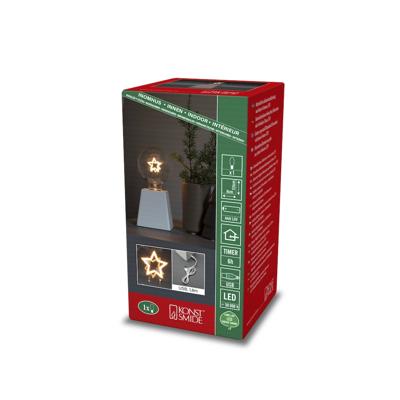 Konstsmide 1813-200 LED-decor Ster Barnsteen LED Wit Timer