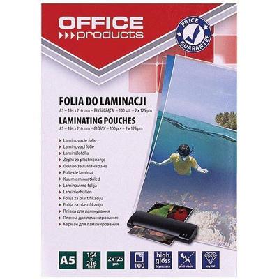 OFFICE products lamineerhoes A5, 250 micron (2 x 125 micron), pak van 100 stuks
