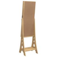 VidaXL Sieradenkast met spiegel en led-verlichting vrijstaand - thumbnail