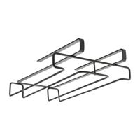Metaltex Wijnglazenrek 20x28x7 cm Zwart - thumbnail