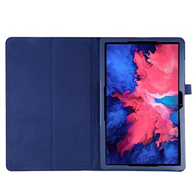 Lunso - Stand flip sleepcover hoes - Lenovo Tab P11 / P11 Plus - Donkerblauw Lunso - Stand flip sleepcover hoes - Lenovo Tab P11 / P11 Plus - Donkerblauw
