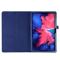 Lunso - Stand flip sleepcover hoes - Lenovo Tab P11 / P11 Plus - Donkerblauw - thumbnail