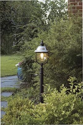 KonstSmide Staande buitenlampParma 125cm rvs met zwart - 7242-000