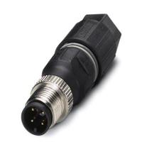 Phoenix Contact 1641785 Sensor/actuator connector, niet geassembleerd M12 Aantal polen (sensoren): 4 Stekker, recht 1 stuk(s) - thumbnail