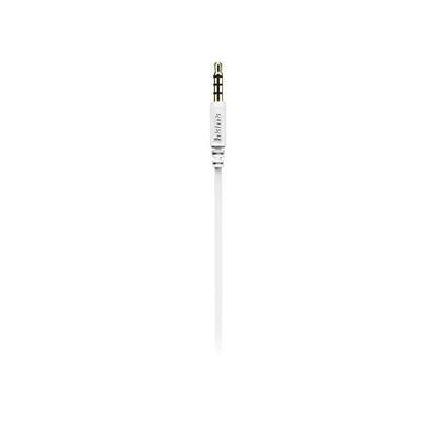 Hama Joy Headset, in-ear, microfoon, platte kabel, wit