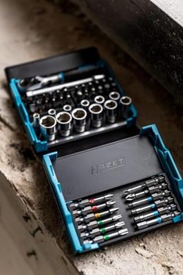 HAZET dopsleutel set "smartcase" socket wrench sets 1/4" - thumbnail