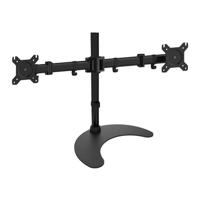 Techly Desk Stand for 2 Monitor 13-27 with Base h.400m ICA-LCD 3410 27 Vrijstaand Zwart - thumbnail