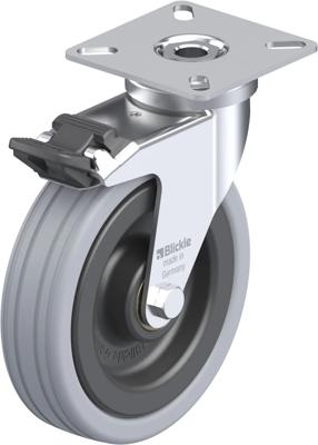 Blickle LPA-VPA 100K-FI Zwenkwiel met rem Wieldiameter: 100 mm Draagvermogen (max.): 70 kg 1 stuk(s)