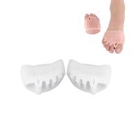 1 paar SEBS vijf holes honingraat hallux valgus toe correctie front pad (wit) - thumbnail