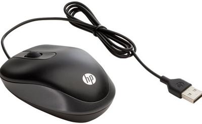 HP Muis USB Optisch Zwart, Grijs 3 Toetsen 1000 dpi