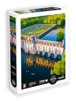 Puzzel - SENTOSPHERE - Calypto - 1000 stukjes - Kasteel Chenonceau - Touraine - Zijdezachte afwerking - Geschikt voor kinderen vanaf 9 jaar - thumbnail