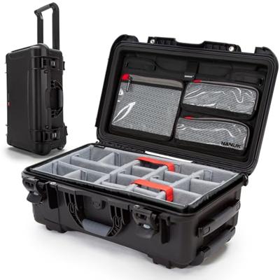 Nanuk 935 with lid organiser divider Pro Photo Kit case, black