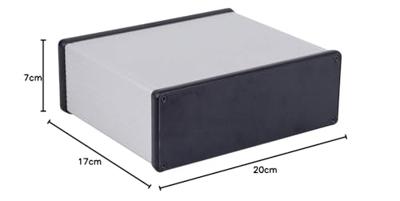 Hammond Electronics 1455U1602 Universele behuizing 160 x 191 x 66 Aluminium Geëxtrudeerd Aluminium (geëloxeerd) 1 stuk(s)