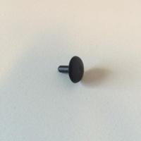 Zwarte pin, voor zuignap met gaatje 100x - thumbnail