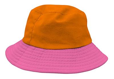 Vissershoed Colorblock Oranje/Roze - thumbnail