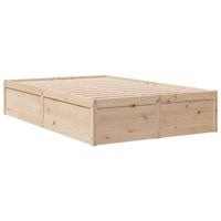 Bedframe zonder matras massief grenenhout 120x200 cm - thumbnail