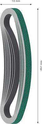 Bosch Accessories Best for Inox 2608608Y48 Schuurband Korrelgrootte (num) 80 (l x b) 457 mm x 13 mm 10 stuk(s) Bosch Accessories Best for Inox 2608608Y48 Schuurband Korrelgrootte (num) 80 (l x b) 457 mm x 13 mm 10 stuk(s)