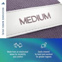 Elastische Weerstandsbanden Adidas ADTB-10711-2-NL Paars - thumbnail