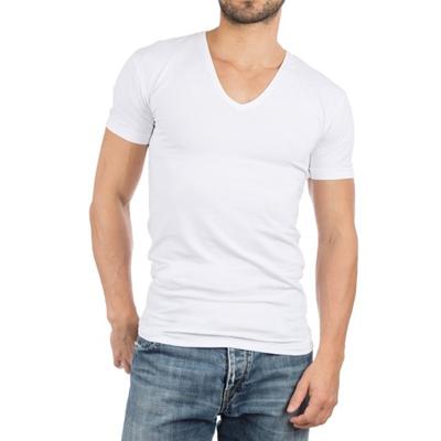 Alan Red T-Shirt No-V White ( two pack )