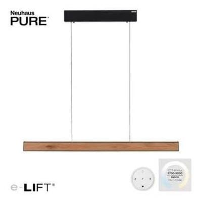 Neuhaus PURE Hanglamp e-Lift L 120 cm zwart hout