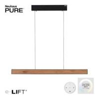 Neuhaus PURE Hanglamp e-Lift L 120 cm zwart hout - thumbnail