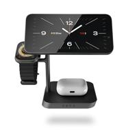 ZENS Aluminium Series 3 in 1 Magnetic Wireless Office Charger Pro 3 ZEDC25B/00 Inductie lader Zwart - thumbnail