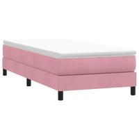 Boxspring zonder matras fluweel roze 80x210 cm - thumbnail
