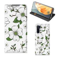 OPPO Reno3 | A91 Smart Cover Dogwood Flowers - thumbnail