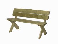 Bank Sneek 170cm Talen Buitenmeubelen - Talen buitenmeubelen - thumbnail