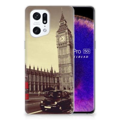OPPO Find X5 Pro | Silliconen Back Cover | Londen