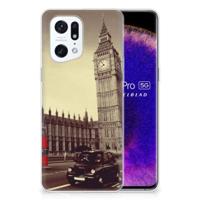 OPPO Find X5 Pro | Silliconen Back Cover | Londen - thumbnail
