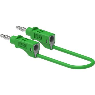 Electro PJP 2112-CD1-50V Meetsnoer Steekaansluiting 4 mm 50 cm Groen 1 stuk(s)