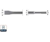 Rotec Sds platte beitel 250mm - thumbnail