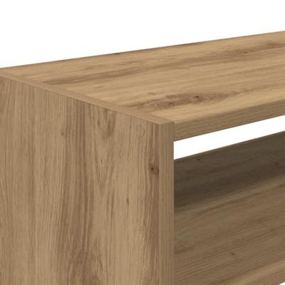 VidaXL Schoenenrekken 2 st stapelbaar 60x30x30,5 cm artisanaal eiken VidaXL Schoenenrekken 2 st stapelbaar 60x30x30,5 cm artisanaal eiken