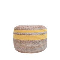 LABEL51 Poef Jute - Geel - Jute - thumbnail