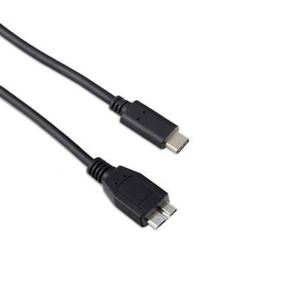 USB-kabel - USB-C (M) naar micro-USB type B (M) - USB 3.0 - 3 A - 1 m - zwart - Europa