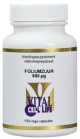 Vital Cell Life Foliumzuur 800 mcg B9 100 Vegetarische capsules - thumbnail