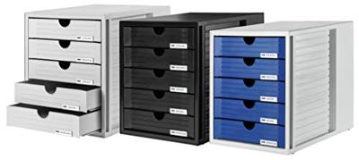 HAN Systembox 1450-14 Ladebox Lichtgrijs DIN A4, DIN C4 Aantal lades: 5 HAN Systembox 1450-14 Ladebox Lichtgrijs DIN A4, DIN C4 Aantal lades: 5