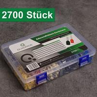 Quadrios 201711C002 Assortiment adereindhulzen Deels geïsoleerd Wit, Zwart, Grijs, Blauw, Rood, Geel, Wit, Oranje, Natuur 2700 stuk(s) - thumbnail