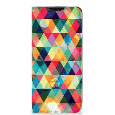 Motorola Moto E7 Power | E7i Power | Hoesje met Magneet | Geruit