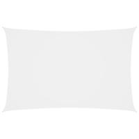 VidaXL Zonnescherm rechthoekig 2,5x5 m oxford stof wit - thumbnail