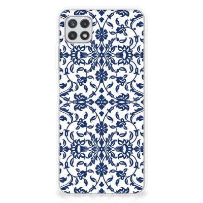 Samsung Galaxy A22 5G | TPU Case | Flower Blue Samsung Galaxy A22 5G | TPU Case | Flower Blue
