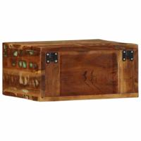 Tv-wandmeubelen 2 st massief gerecycled hout - thumbnail